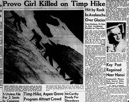 Image shows the front page of the July 18, 1953 Daily Herald